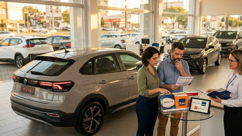 Volkswagen Nivus x outros SUVs compactos: o que pesa na aprovação do crédito