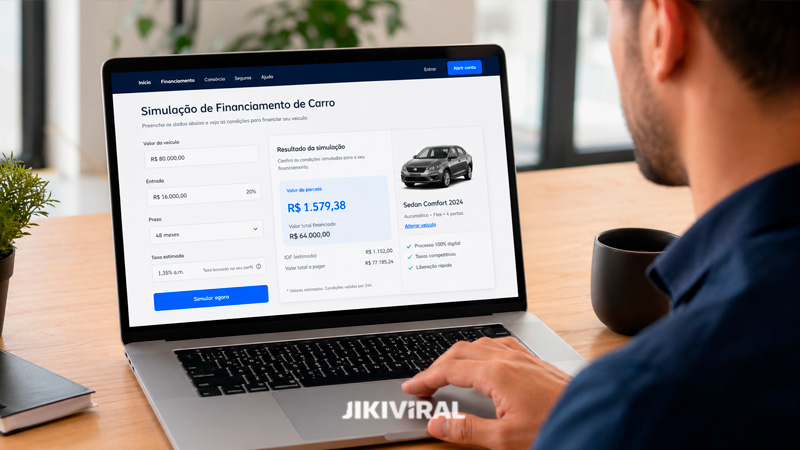 Simulador de financiamento de carro online: como usar da forma certa e comparar opções no Brasil em 2026