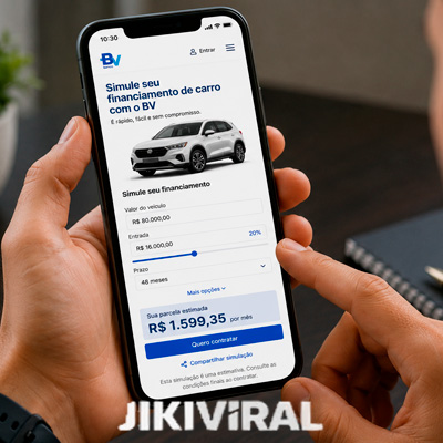 simulador de financiamento carros BV