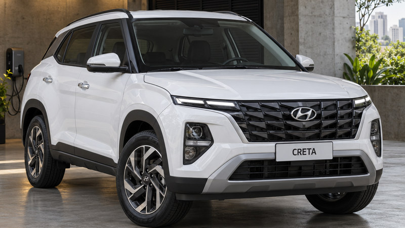 Confira o novo Hyundai Creta 2027 e conheça a tecnologia sob o capô.